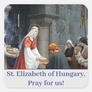 St. Elizabeth of Hungary Classic Round Sticker