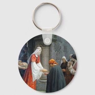 St. Elizabeth of Hungary Feeds the Poor Key Ring