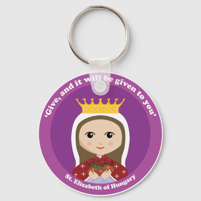 St. Elizabeth of Hungary Key Ring (Front)