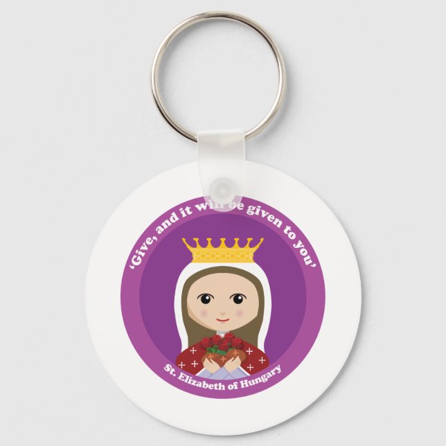 St. Elizabeth of Hungary Key Ring (Front)