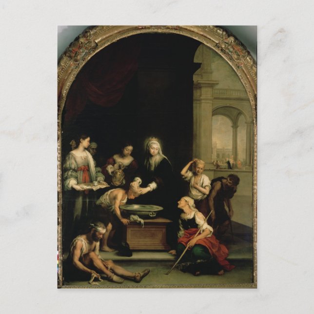 St. Elizabeth of Hungary Postcard (Front)