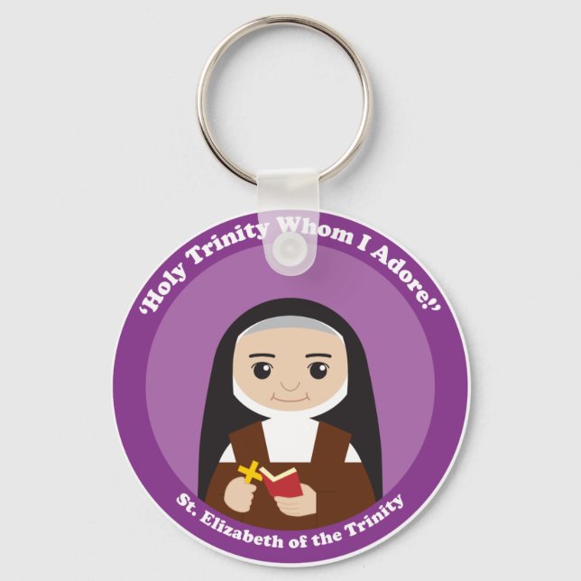 St. Elizabeth of the Trinity Key Ring (Front)