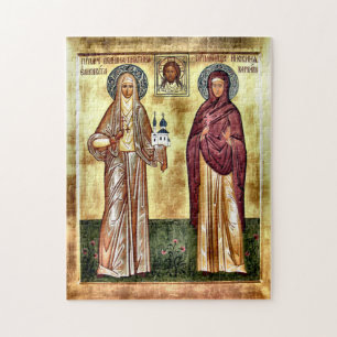 St. Elizabeth the New Martyr Orthodox Icon         Jigsaw Puzzle