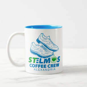 St. Elmo's Coffee Crew Two-Tone Coffee Mug