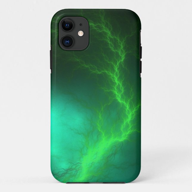 St. Elmo's Fire Fractal Abstract Case-Mate iPhone Case (Back)