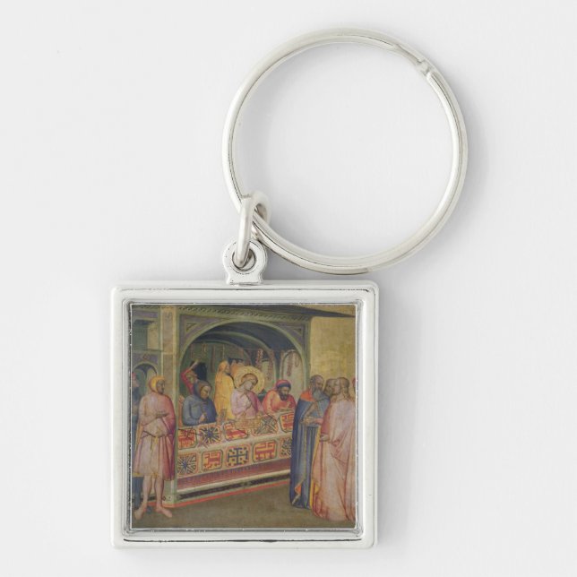 St. Eloi in the Silversmith's Workshop Key Ring (Front)