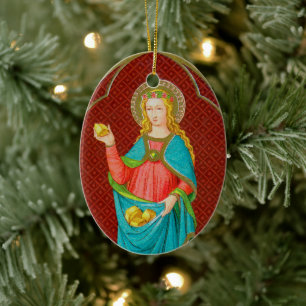 St. Emerentiana of Rome (SAU 36) Ceramic Ornament
