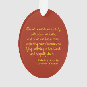 St. Emerentiana of Rome (SAU 36) Ornament