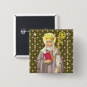 St. Etheldreda (Audrey) (P 003) 15 Cm Square Badge