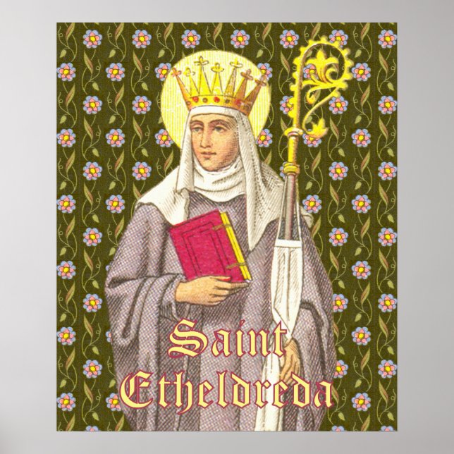 St. Etheldreda (Audrey) (P 003) Poster (Front)