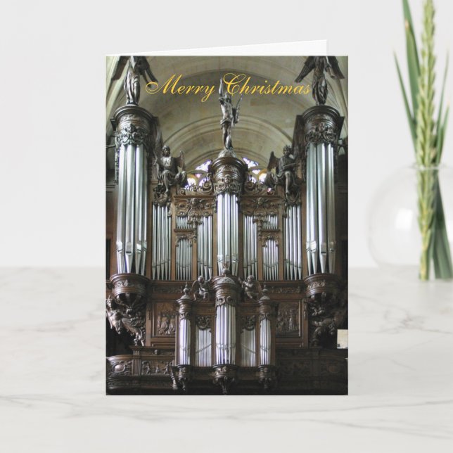 St Etienne-du-Mont organ Holiday Card (Front)