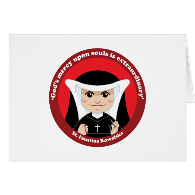 St. Faustina Kowalska (Front Horizontal)