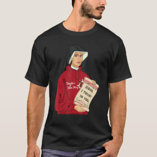 St Faustina Kowalska Great Love Catholic Quote Div T-Shirt