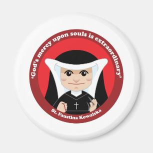 St. Faustina Kowalska Magnet