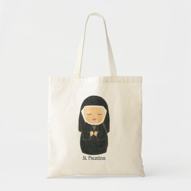 St. Faustina Tote Bag (Front)