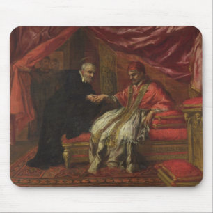 St. Filippo Neri Curing Pope Clemente VIII Mouse Pad