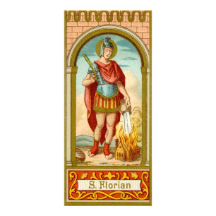 St. Florian of Lorch (BK 32) Blank Rack Card 2