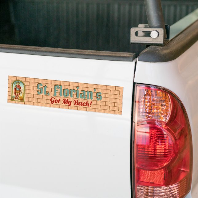 St. Florian of Lorch (BK 32) Bumper Sticker 2 (On Truck)