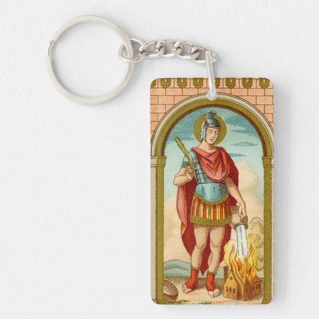 St Florian of Lorch (BK 32) Key Ring (Front)