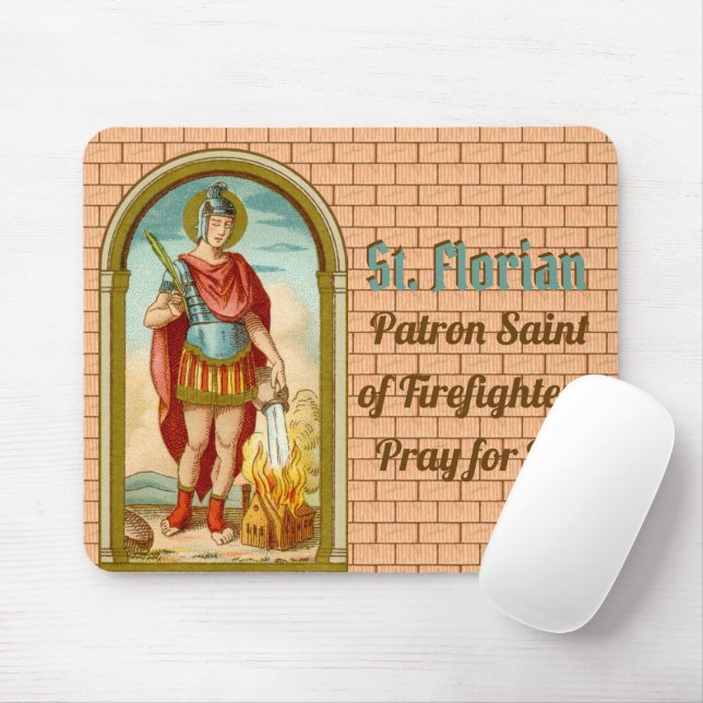 St. Florian of Lorch (BK 32) Mouse Pad (With Mouse)