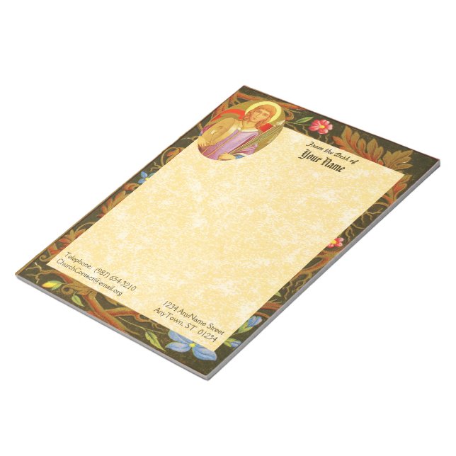 St. Florian of Lorch (PM 03) 11"x8.5" Notepad (Angled)