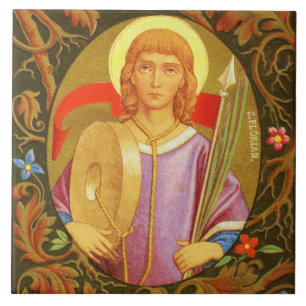 St. Florian of Lorch (PM 03) Ceramic Tile
