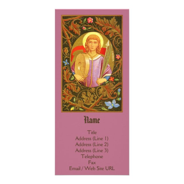 St. Florian of Lorch (PM 03) Customisable Rack Card (Front)