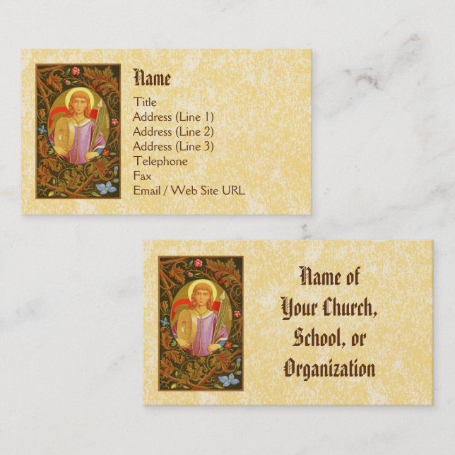 St. Florian of Lorch (PM 03) Standard Business Card (Front/Back)