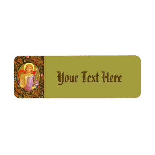 St. Florian (PM 03) Full Bleed Narrow MP Label #4a Return Address Label