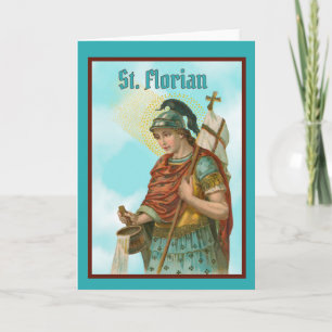 St. Florian with Bucket (Clear Skies; M 019) Card