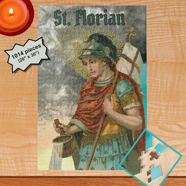 St. Florian with Bucket (Smoke; M 019) Jigsaw Puzzle (Creator Uploaded)