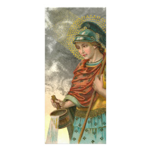 St. Florian with Bucket (Smoke; M 019) Rack Card
