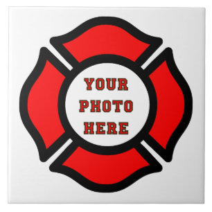 St. Florian's Cross (Style 4) Ceramic Tile