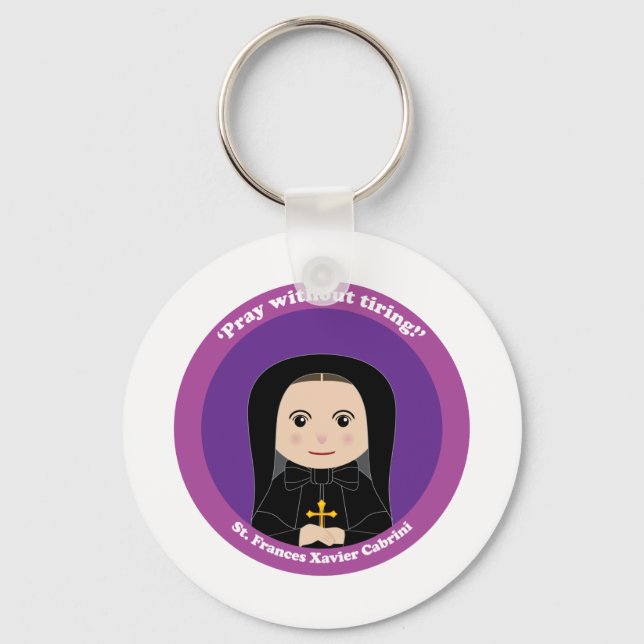 St. Frances Xavier Cabrini Key Ring (Front)