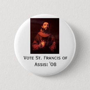 St. Francis '08 6 Cm Round Badge