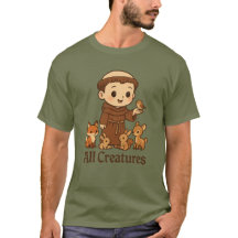 St Francis All Creatures T-Shirt