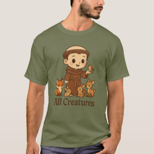 St Francis All Creatures T-Shirt