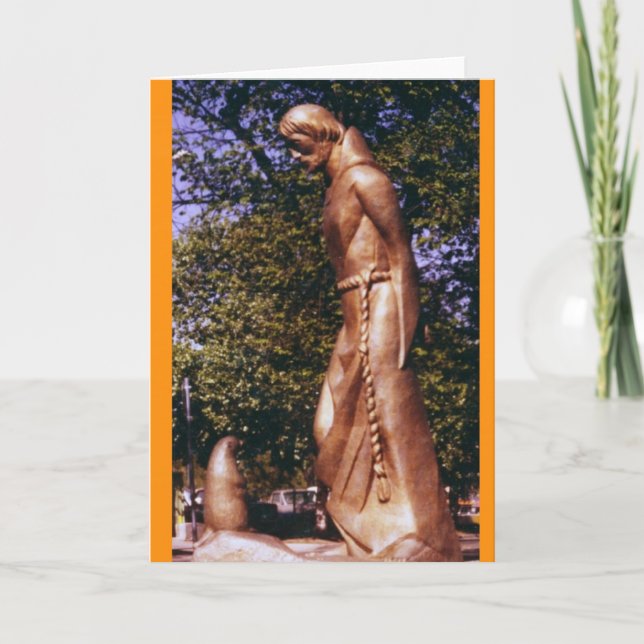 St Francis and the Prairie Dog Card (Front)