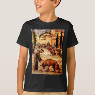 St Francis and the Wolf T-Shirt