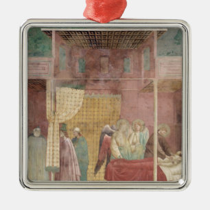 St. Francis Cures the Injured Man from Lerida Metal Tree Decoration