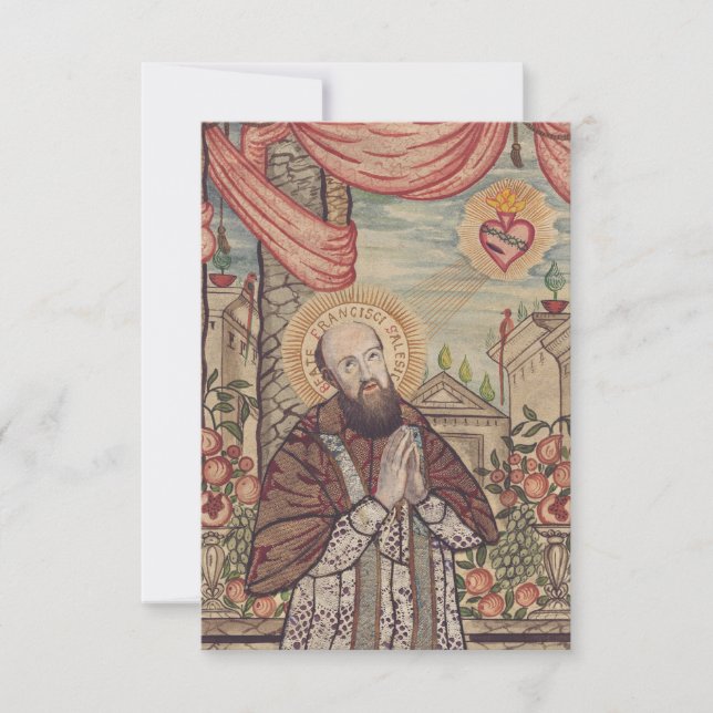 St. Francis de Sales Holy Card (Front)