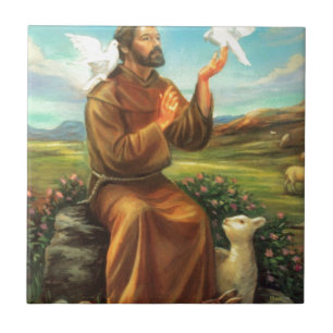 St. Francis Full-colour Tee, Tie, Mug, Samsung Ceramic Tile