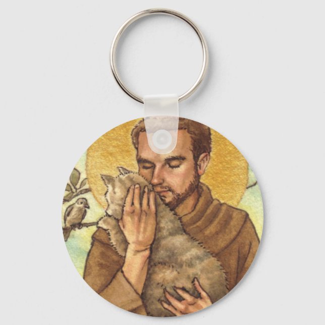 St Francis keychain (Front)