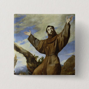 St. Francis of Assisi  1642 15 Cm Square Badge