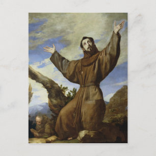 St. Francis of Assisi 1642 Postcard
