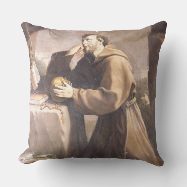 St. Francis of Assisi at Prayer Cushion (Front)