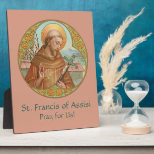 St. Francis of Assisi (BK 002) 8"x10" Plaque