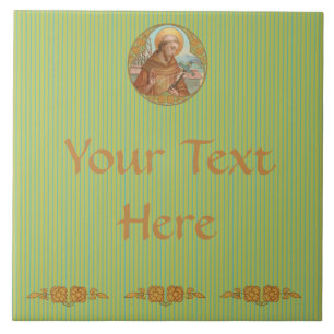 St. Francis of Assisi (BK 002) Ceramic Tile