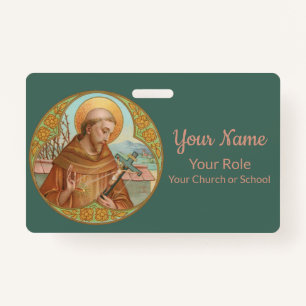 St. Francis of Assisi (BK 002) ID Badge