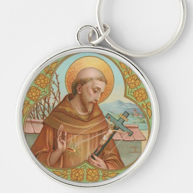 St. Francis of Assisi (BK 002) Key Ring (Front)